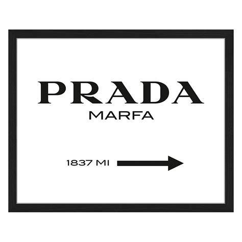 prada bild mit rahmen|Poster .